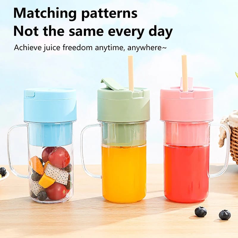 Portable USB Rechargeable Blender | 6 Blade Smoothie & Juice Maker